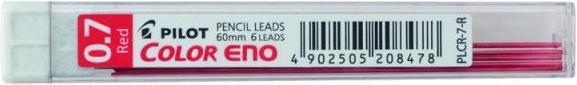 Actual product image Pilot Eno colour refills (6 Piece, Red, 0.70 mm)