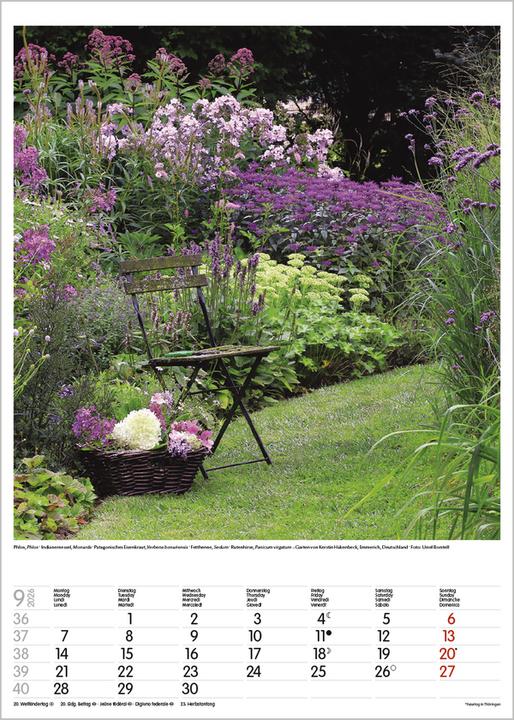 Actual product image Gartenträume 2026 (30 x 42 cm)