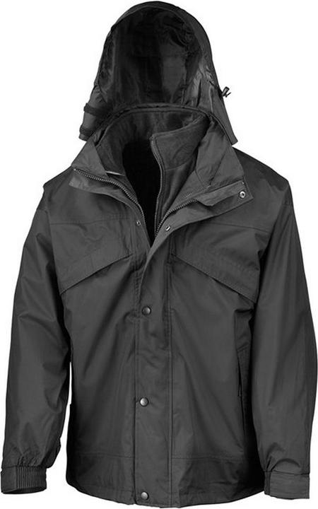 Actual product image Regatta Mens Zip And Clip Waterproof 3 in 1 Jacket (3XL)