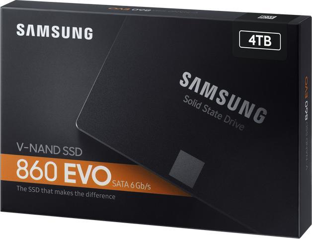 Produktbild Samsung 860 EVO Basic (4000 GB, 2.5")