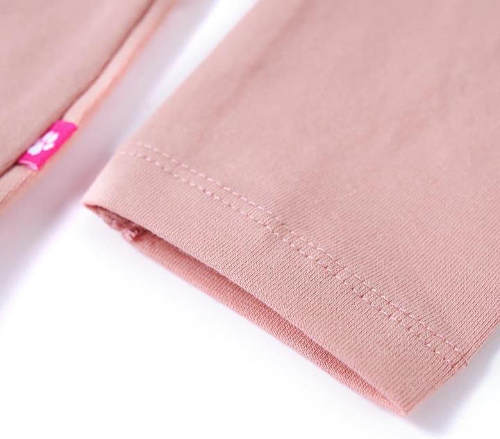 Produktbild VidaXL Kinder-Langarmshirt Hellrosa 128,Material: 95 % Baumwolle. 5 (128)