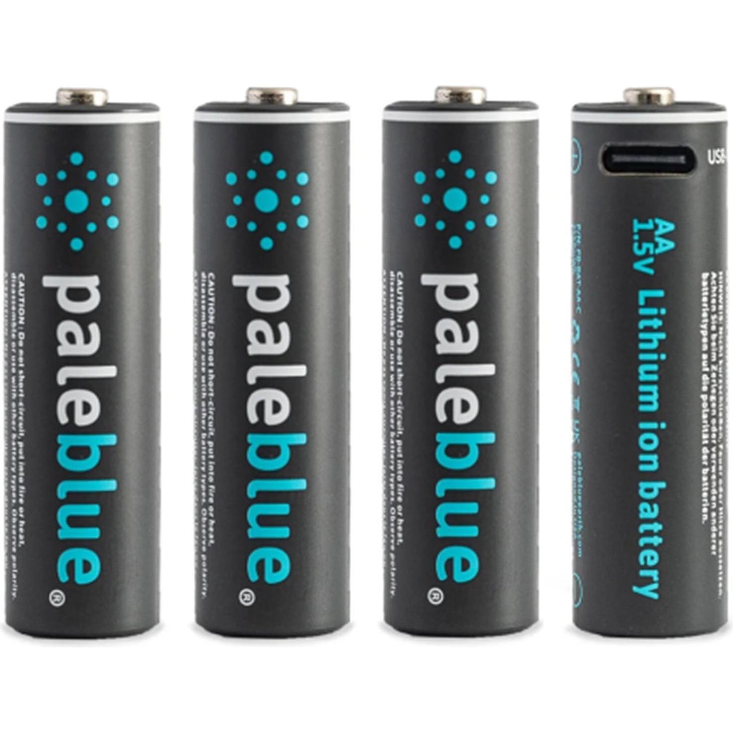 Pale Blue AA USB-C (4 Stk., AA, 1700 mAh) (PB-AA-C)