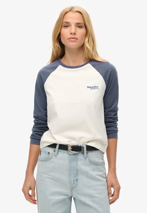 Actual product image Superdry Essential Logo Baseball Top (10XL)