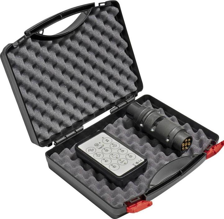Produktbild SecoRüt 70210 12 Volt Funk Anhängersteckdosentester Wireless Kit 13&7 pol. Zugwa