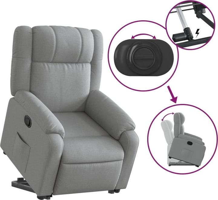 Image du produit vidaXL Relaxsessel mit Aufstehhilfe