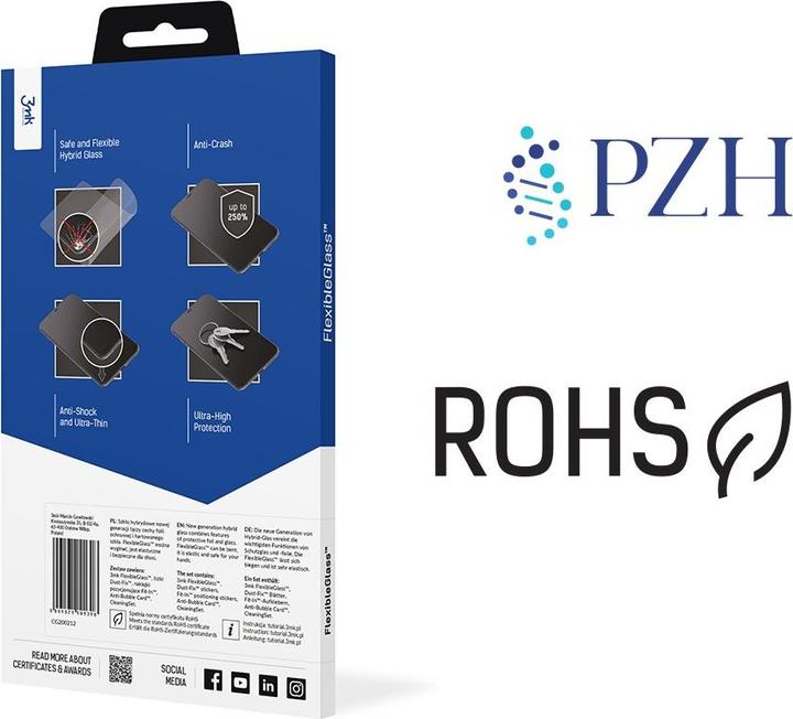 Actual product image 3MK FlexibleGlass Max screen protector, display film (1 pcs., Samsung Galaxy A22 5G)