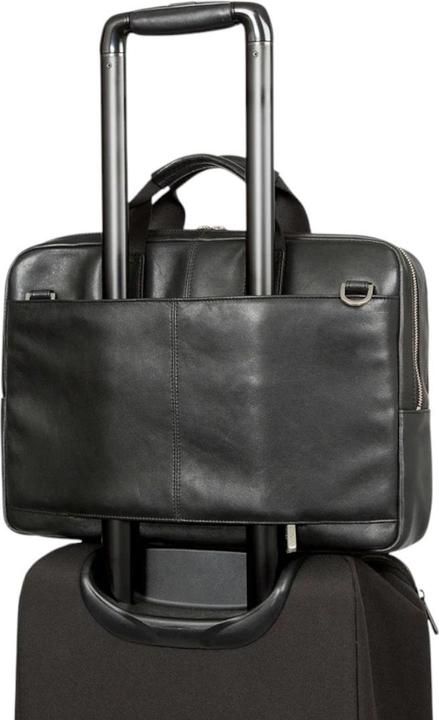 Actual product image Knomo Brompton Newbury briefcase leather 40 cm laptop compartment (15")