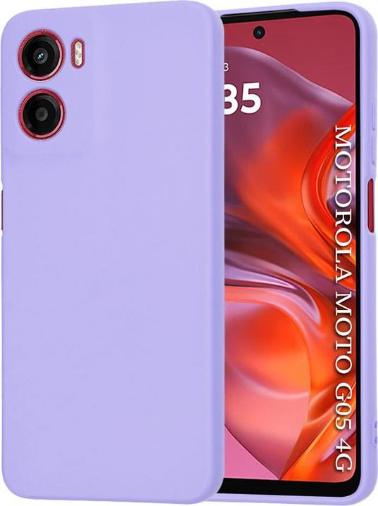 Techsuit - SoftFlex - Motorola Moto G05 / E15 - Light Purple (Motorola Moto E, Motorola Moto G5)