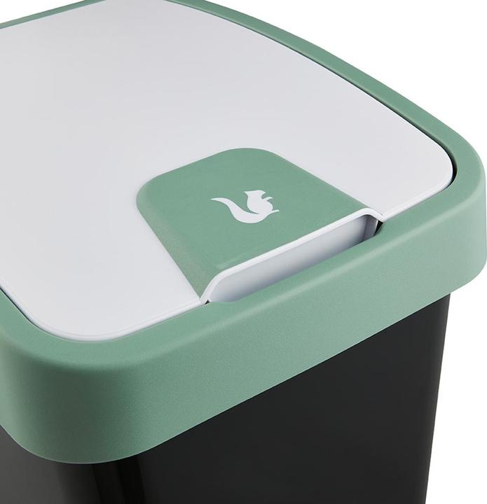 Actual product image keeeper Waste bin "magne", 45 litres, nordic-green (45 l)