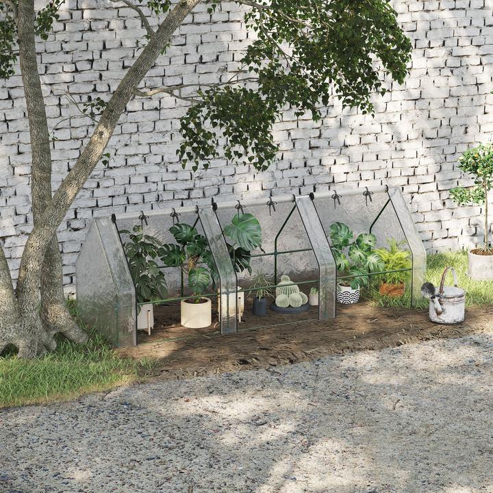 Produktbild Outsunny Folientunnel mit 3 Türen