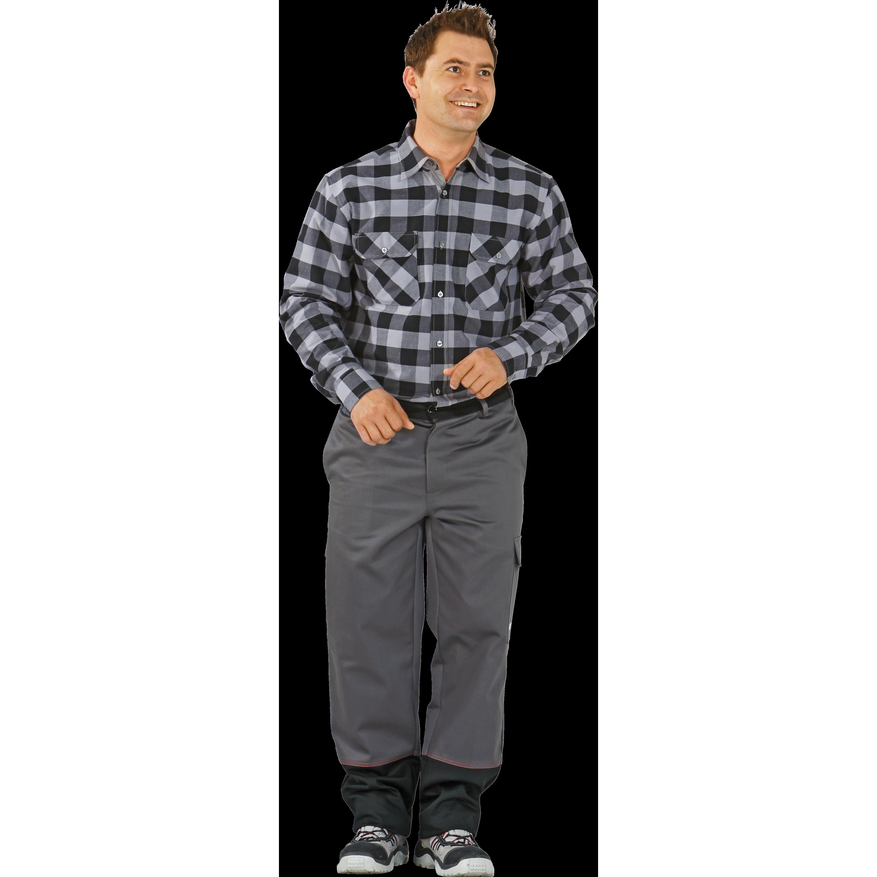 Thumbnail - Planam, Arbeitshose, Schweisserschutzbundhose Weld Shield Grösse 54 grau/schwarz (54)