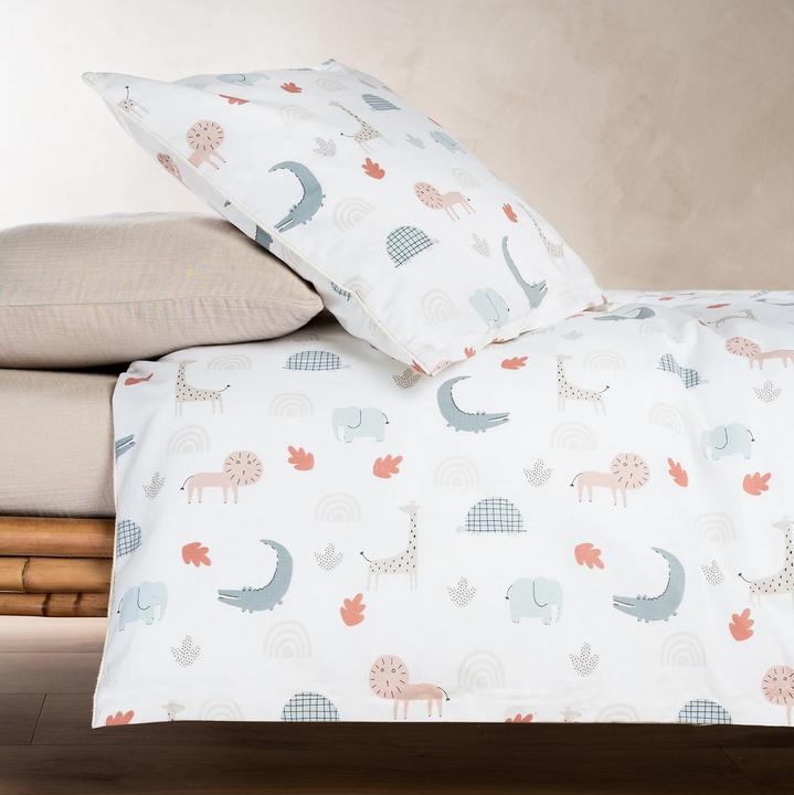 Produktbild Julius Zöllner Kinderbettwäsche Organic Wild Friends 100x135 cm + 40x60 cm