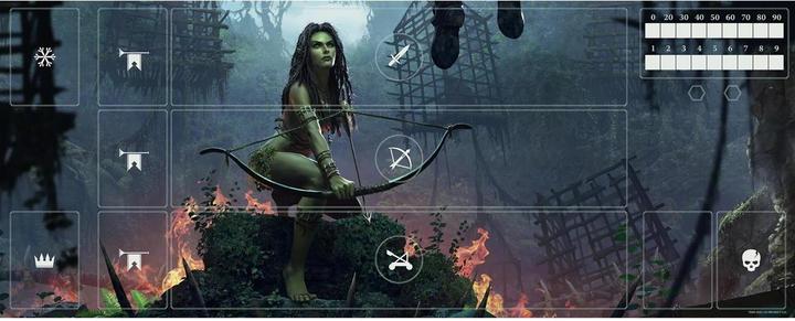 Actual product image No Loading Games Gwent Neoprene Mat Scoiatael
