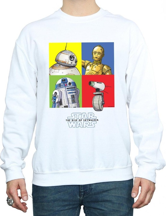 Immagine prodotto Star Wars The Rise Of Skywalker Droid Squares Felpa Uomo (S)