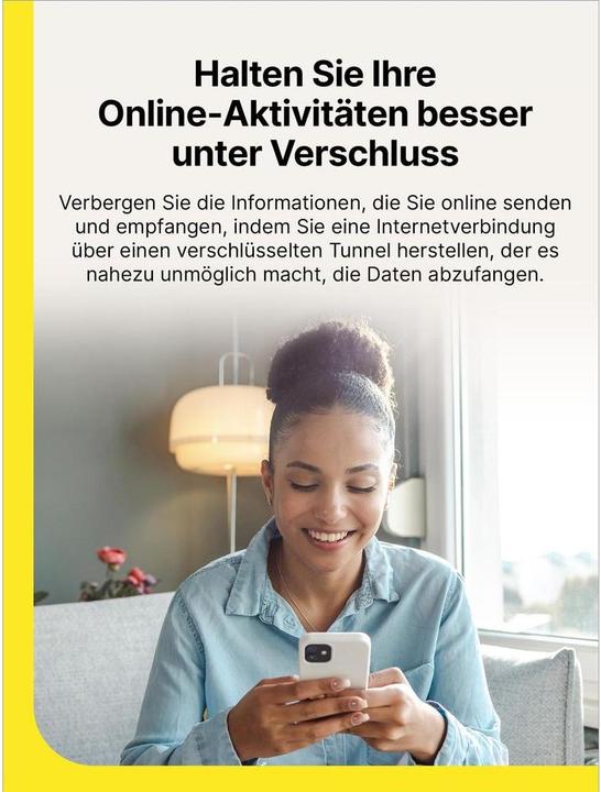 NortonLifeLock Symantec Norton VPN Plus ESD, Vollversion, 5 PC, 1Jahr, 10 GB (5 User, 12 months)