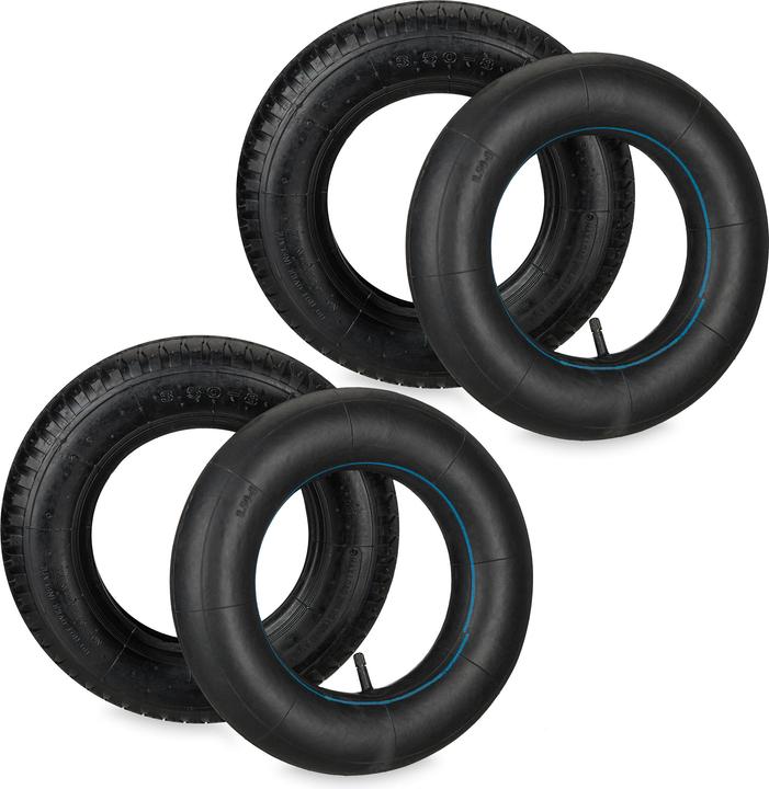 Relaxdays 2x Schubkarrenrad