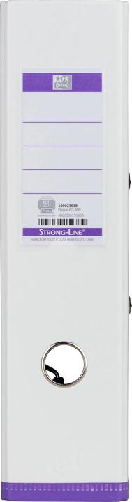 Produktbild Elba Ordner myColour, Rückenbreite: 80 mm, weiss-violett DIN A4, Einband aussen (A4, 80 mm, 1 Stück)