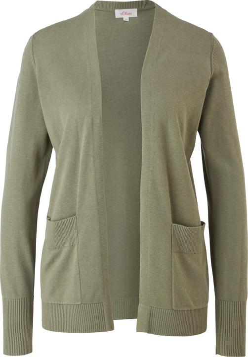 Actual product image S.Oliver Strickjacke Strickjacke aus Viskosemix (32)