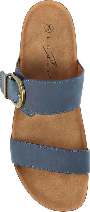 Actual product image Lunar Womens/Ladies Ripple Wedge Sandals (38)