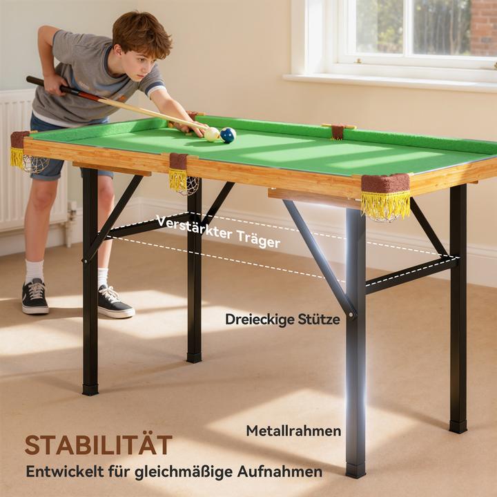 Produktbild SportNow Billardtische MDF, Polyester Grün