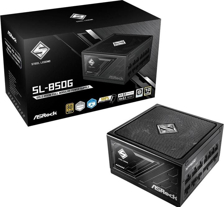 AsRock Steel Legend power supply 850W 80+ Gold (850 W)
