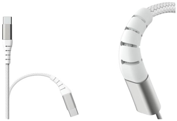 Actual product image Bigben Connected FORCEPOWLI FPReinforcedCableA/C 3A 2mrec (2 m, USB 2.0, 15 W)