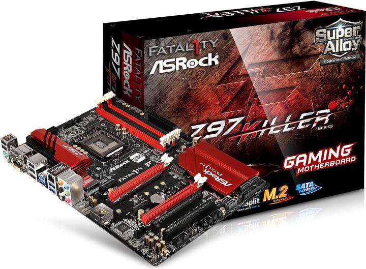 Produktbild AsRock Fatal1ty Z97 Killer (LGA 1150, Intel Z97, ATX)