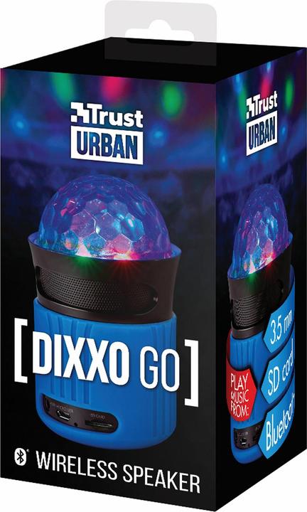 Produktbild Trust the Dixxo Go blue speaker (8 h, Batteriebetrieb)