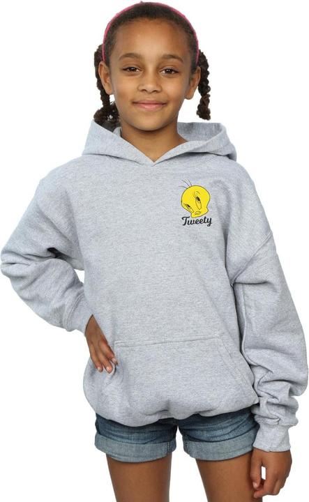 Immagine prodotto Looney Tunes Tweety Pie Head Felpa con Cappuccio Ragazze (116)