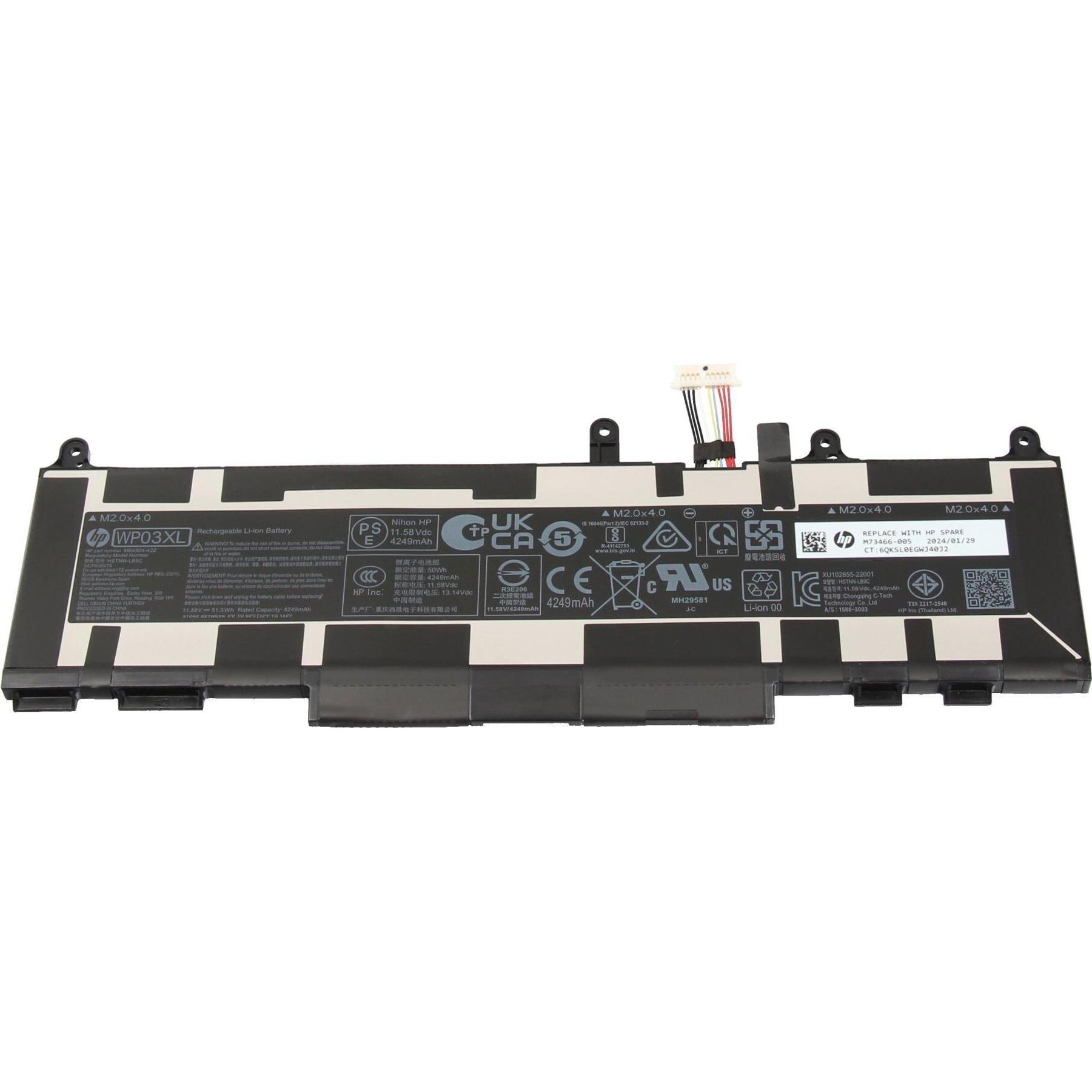 HP M73466-002 (3 Zellen, 4250 mAh), Notebook Akku