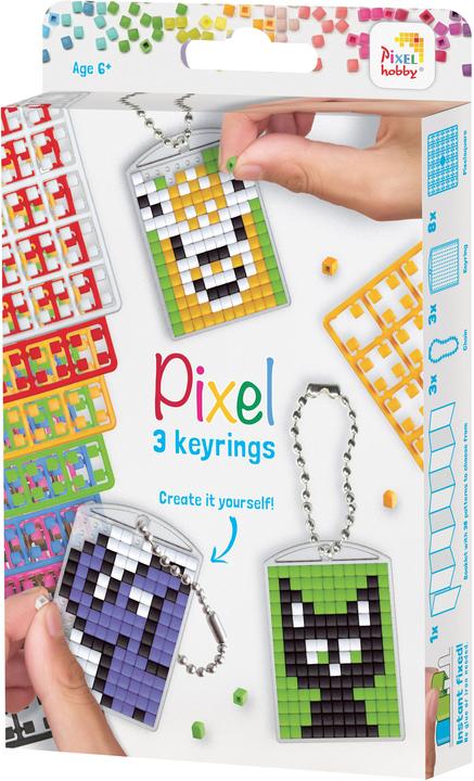 pixeln.ch Pixel Medaillon Set Tiere