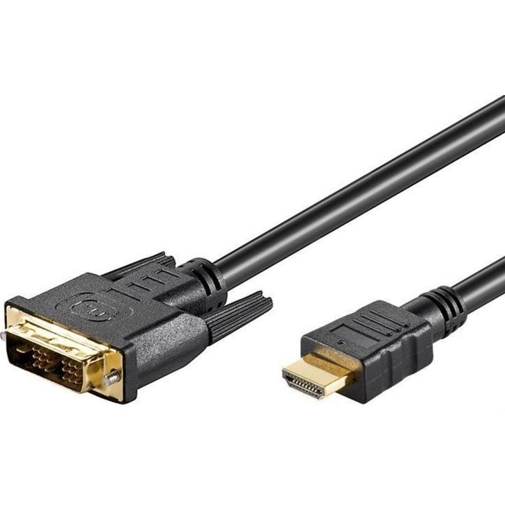 Thumbnail - Goobay DVI — HDMI (Typ A) (1 m, DVI, HDMI), Video Kabel