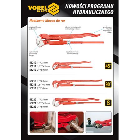 Thumbnail - Toya, Zange, Rundbacken-Rohrzange 1,0 (330 mm)