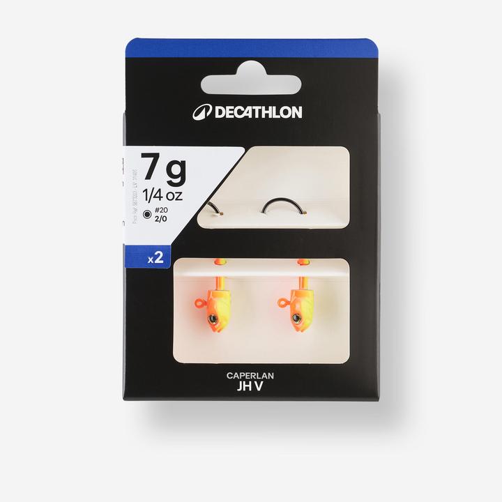 Actual product image Caperlan Jigköpfe JH V fluo Blei