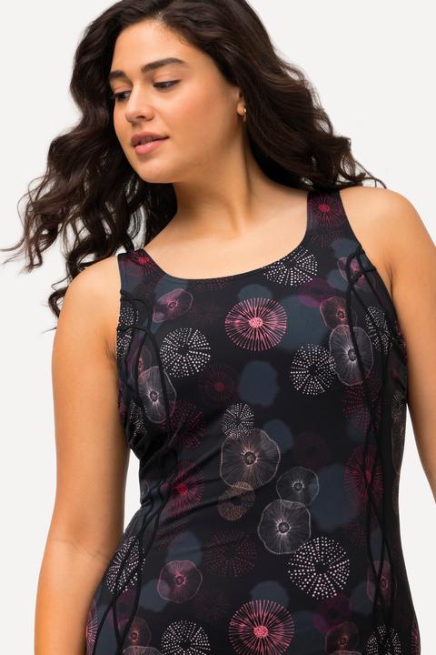 Image du produit Ulla Popken Maillot de bain sans bonnets moulés, méduses, fronces (62)