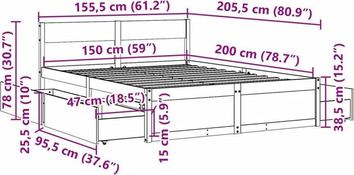 Actual product image VidaXL Kitti (150 x 200 cm)