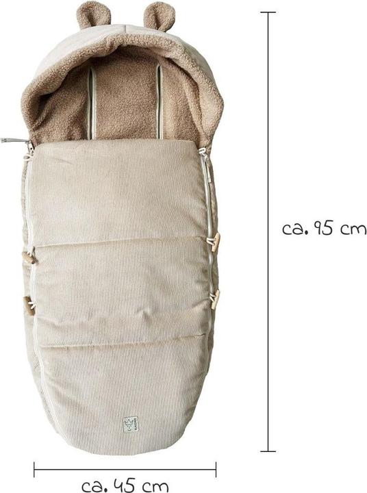Produktbild Kaiser Baby Fusssäcke für Kinderwagen & Buggys Fleece-Fusssack Hau Kea für Kinderwagen &