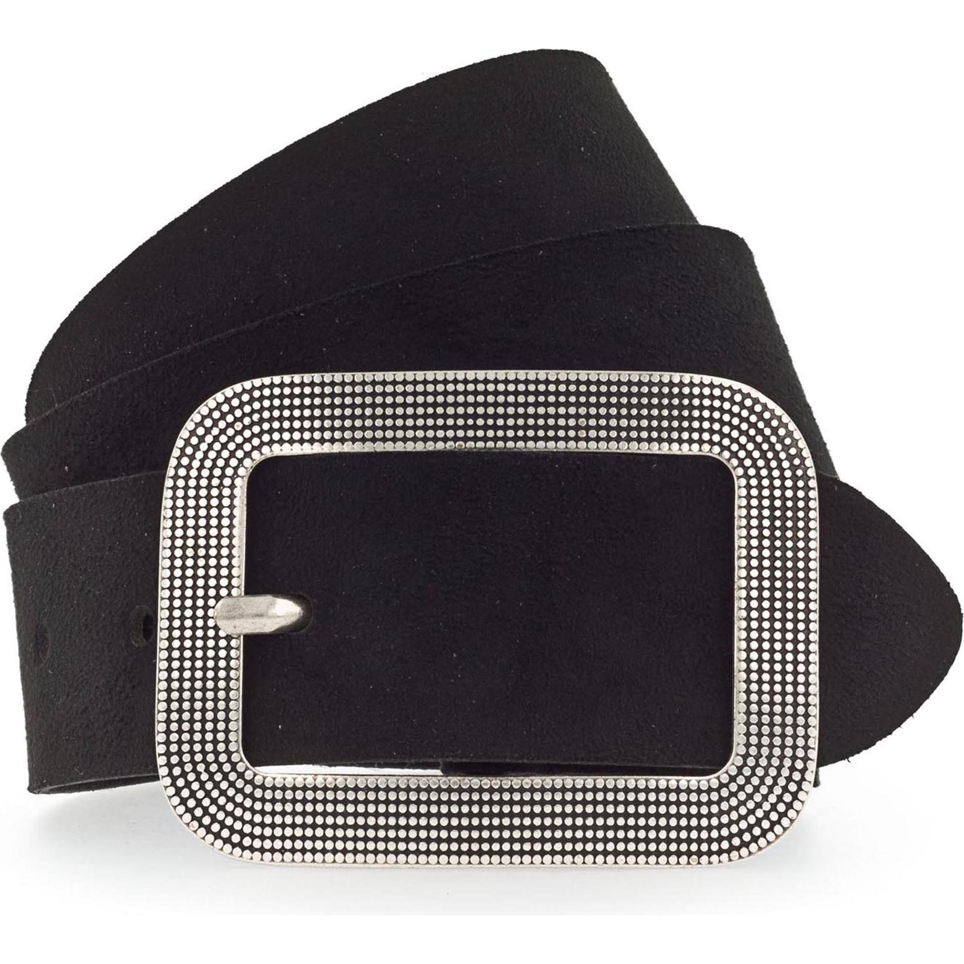 Vanzetti, Damen, Gürtel, Gürtel Leder, Schwarz, (95)