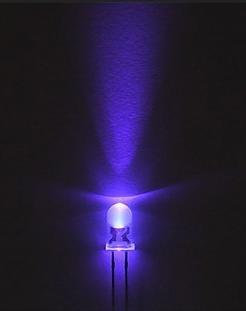 OEM UV LED in transparent housing 3mm