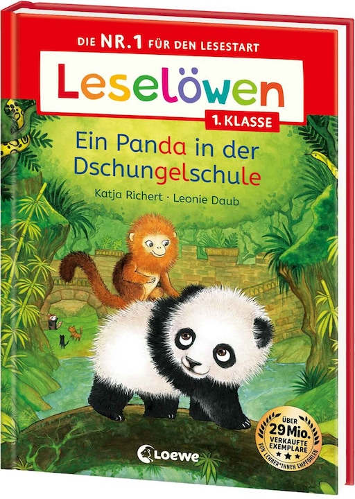 Produktbild Leselöwen 1. Klasse - Ein Panda in der Dschungelschule (Deutsch, Katja, Richert, 2020)