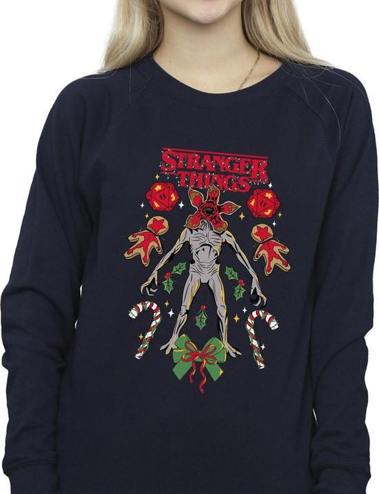 Immagine prodotto Netflix Stranger Things Christmas Demogorgon Felpa Donna (L)