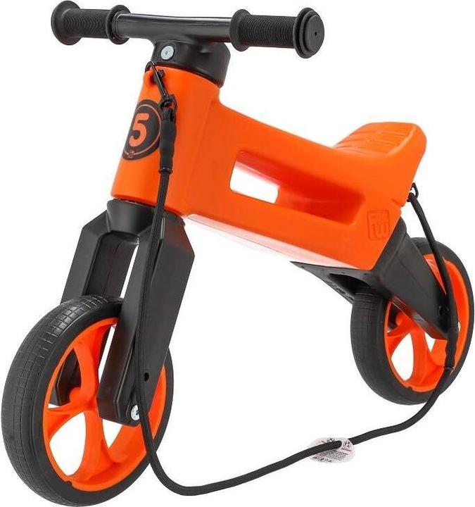 Productafbeelding Funny Wheels Leuning Grappige Wielen Ruiter Oranje Zonsondergang