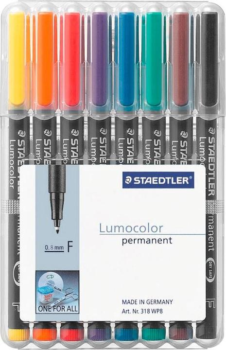 Actual product image Staedtler Lumocolor (8x)