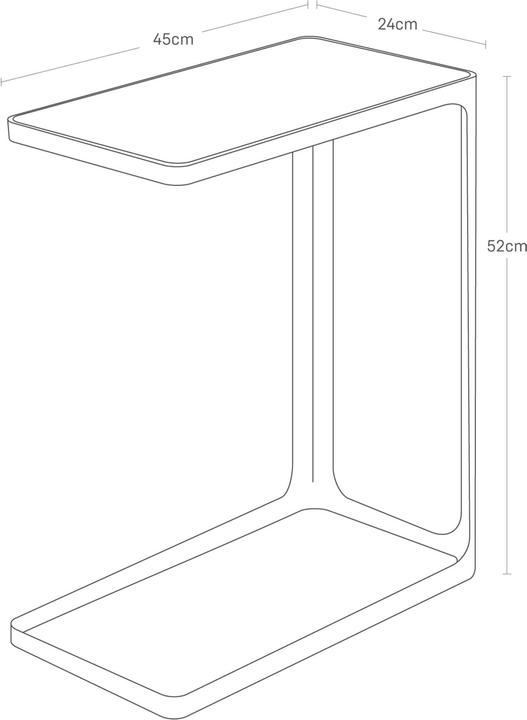 Produktbild Yamazaki Beistelltisch FRAME (24 x 45 x 52 cm)