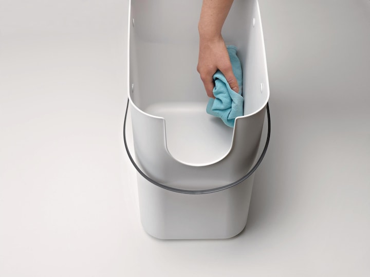 Actual product image Rotho ALBULINO waste bin, 25 litre, white sp. (25 l)