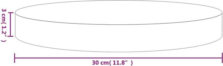 Actual product image vidaXL Tischplatte