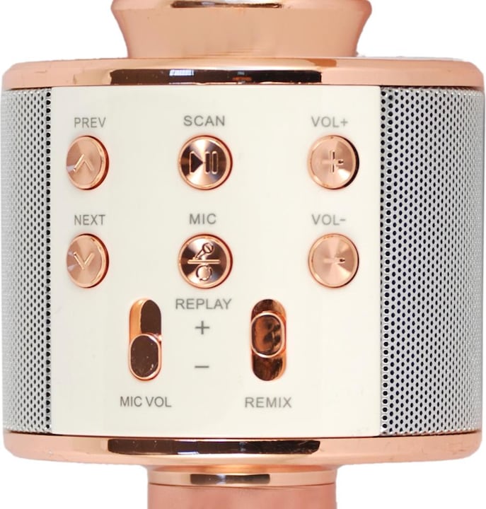 Produktbild Xtreme Hollywood Rose Gold, Silber Karaoke-Mikrofon