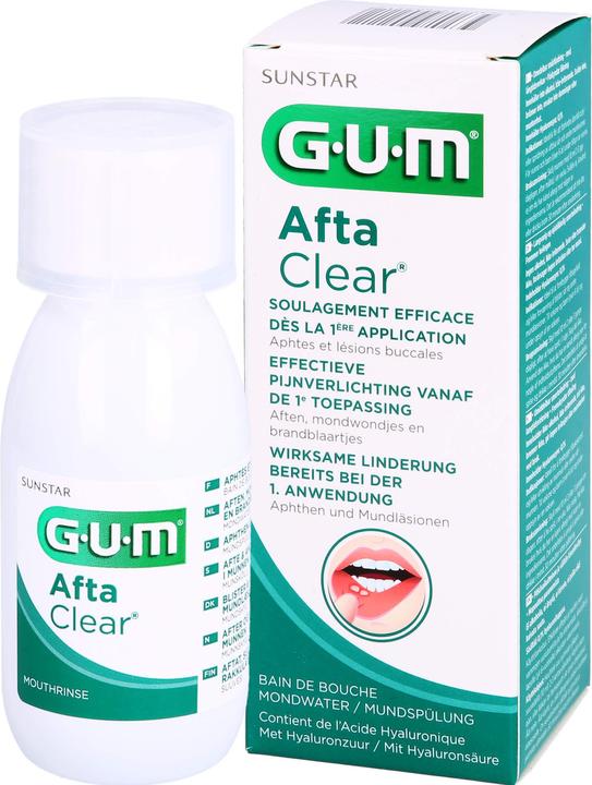 Immagine prodotto GUM SUNSTAR AftaClear Mundspülung (120 ml, Collutorio)