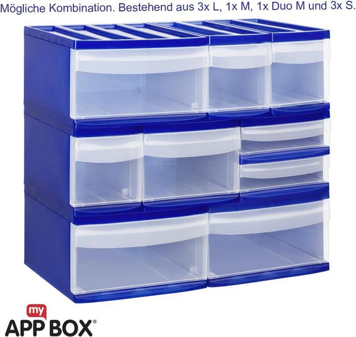 Produktbild Rotho Schubladenbox Systemix Tower S (A4)