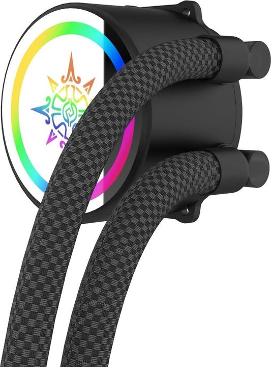 Actual product image Inca ISS-02XN CPU LIQUID cooler PWM fan